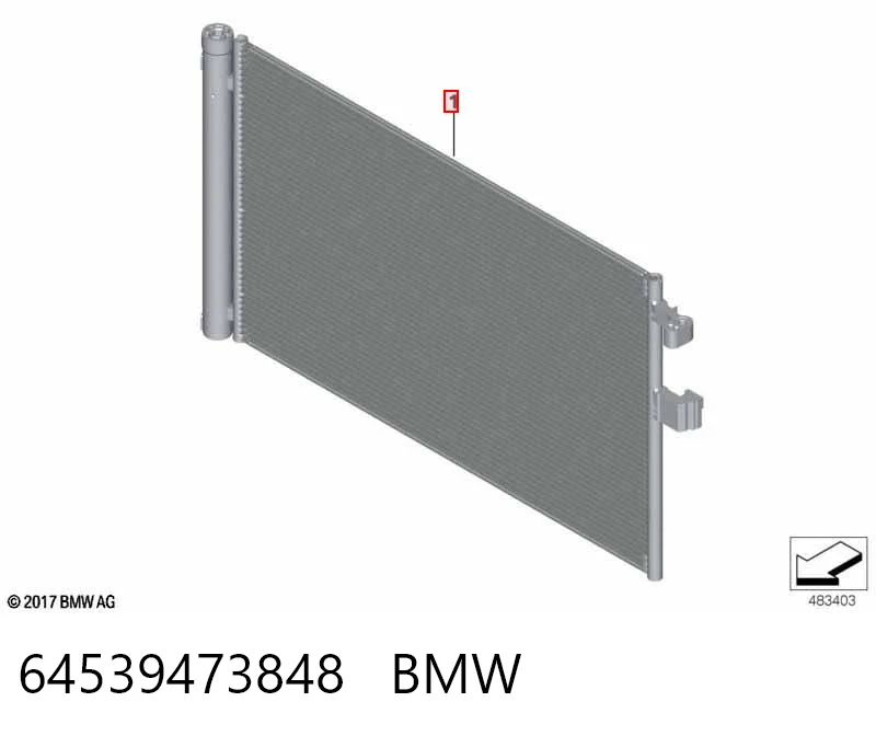 64539473848 BMW Конденсатор