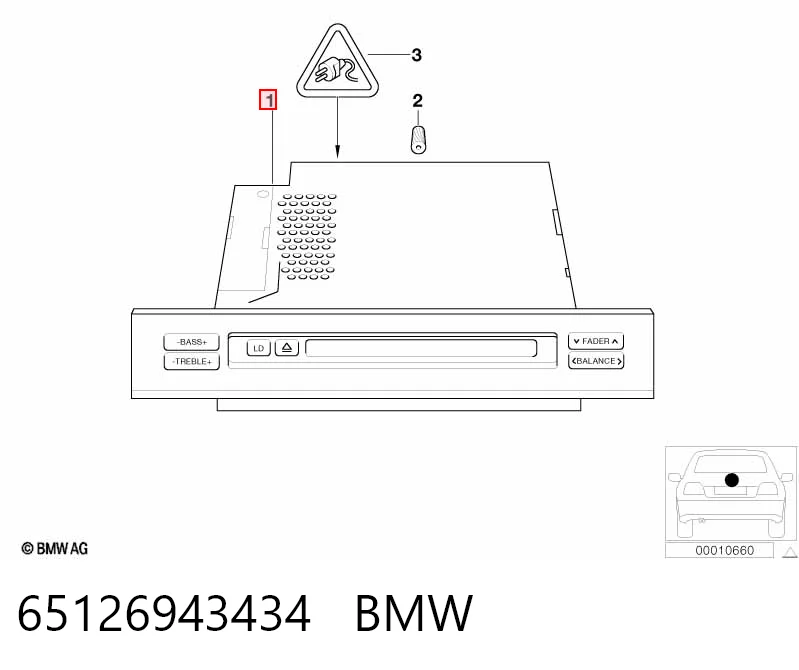 Радиоприемник на BMW X5  E53