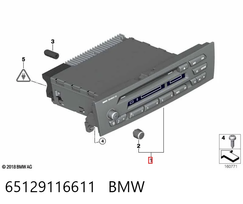 Магнитола BMW 1 