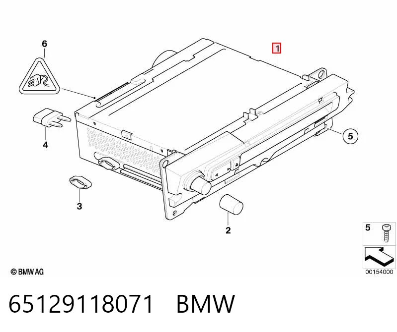  Магнитола BMW 5 