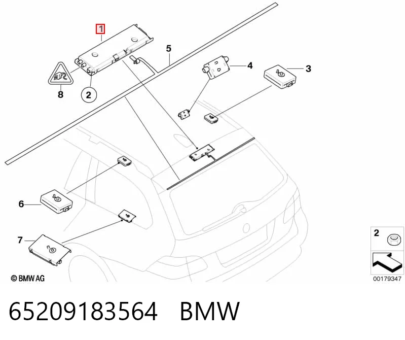 Усилитель сигнала антенны BMW 6985531 цена, от 126.69 USD