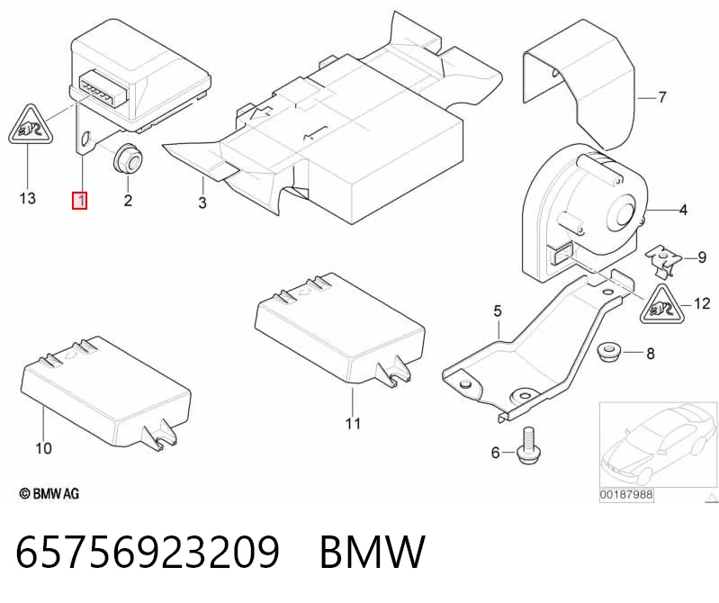 Купить 6923209 BMW Датчик антикрена