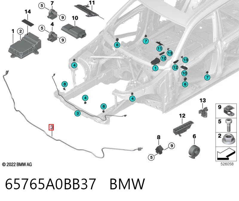 65765A0BB37 BMW 
