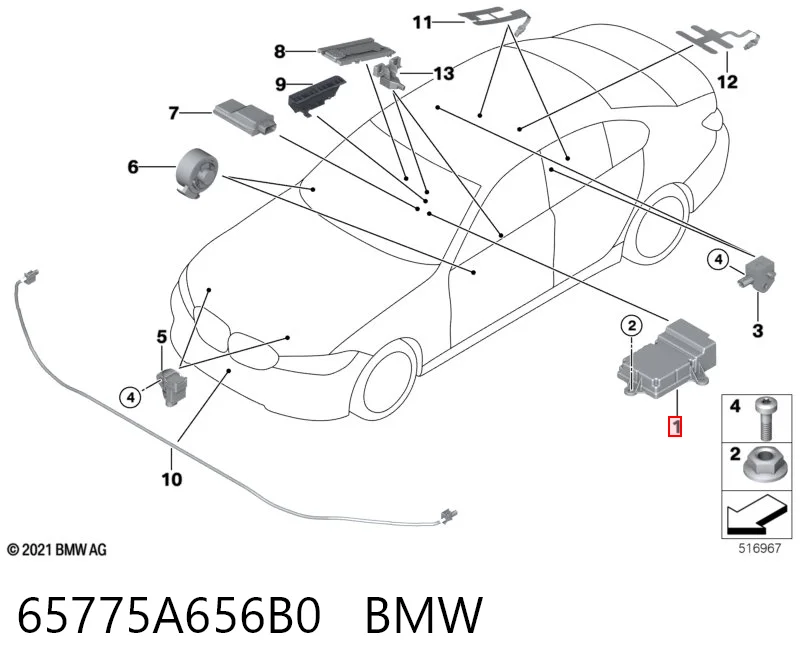 65775A1FC42 BMW 
