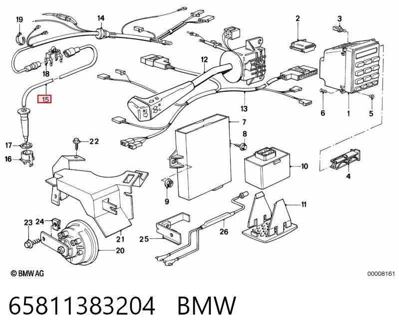 65811383204 BMW Датчик температуры окружающей среды