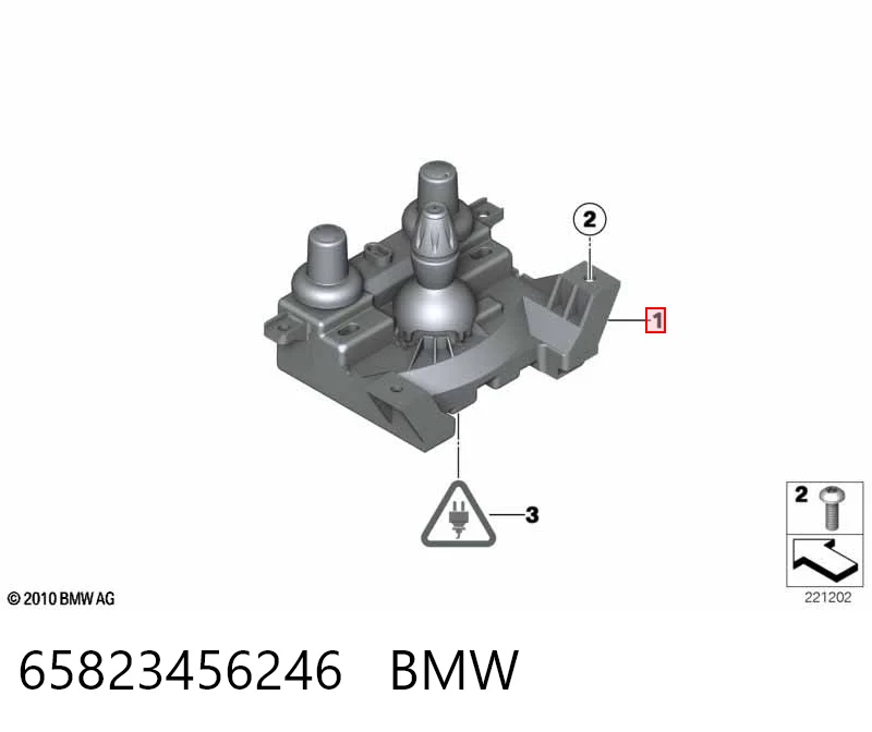 3456246 BMW Пульт управления навигацией