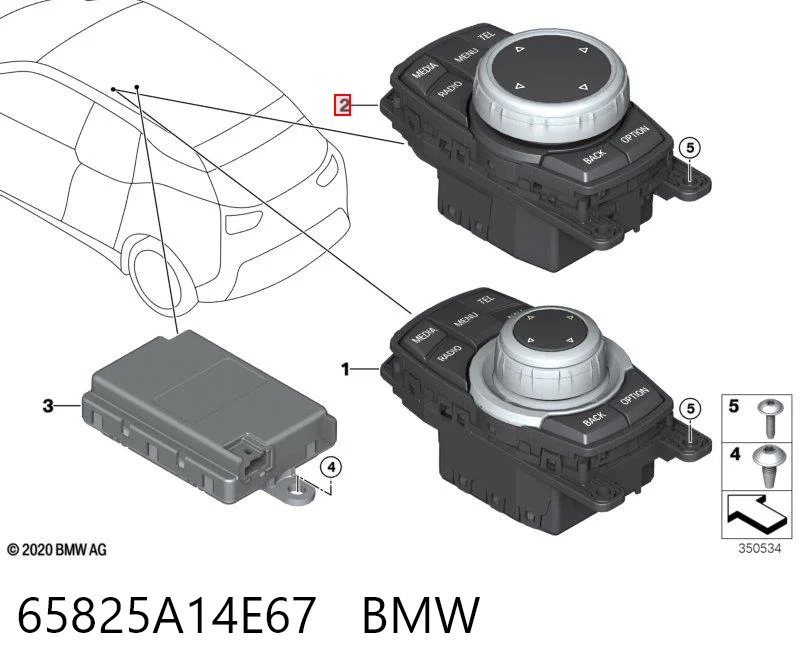65825A0E449 BMW Коммутатор системы зажигания