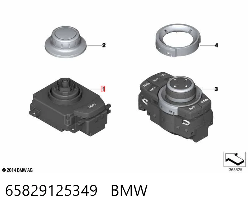 65829125349 BMW Коммутатор системы зажигания