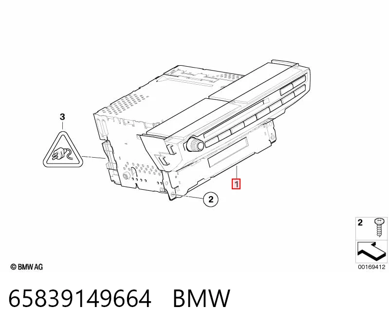 Радиоприемник на BMW X6  E71
