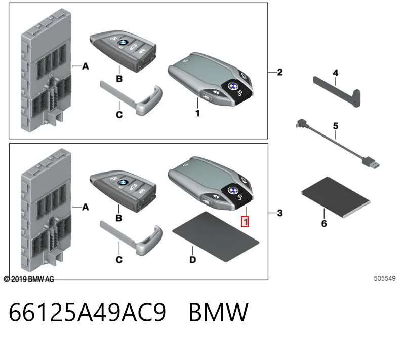 66129858013 BMW 