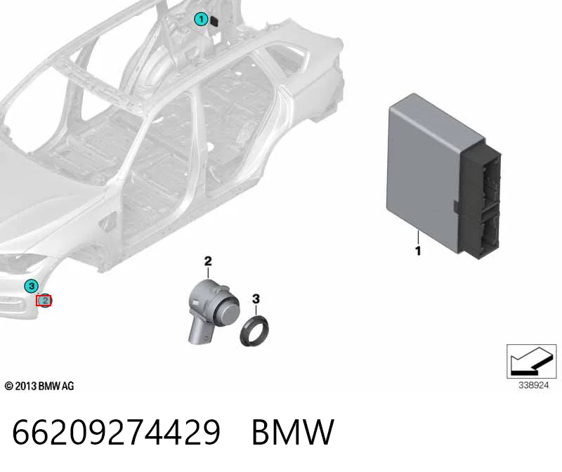Купить 21016056010 Magneti Marelli Датчик сигнализации парковки, парктроник, боковой