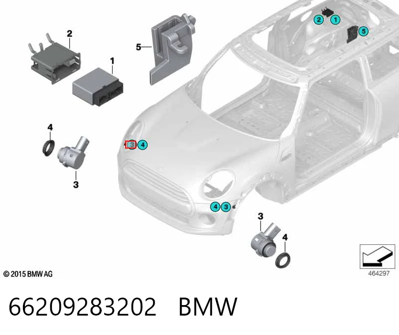 Парктроник, боковой Magneti Marelli 21016056010