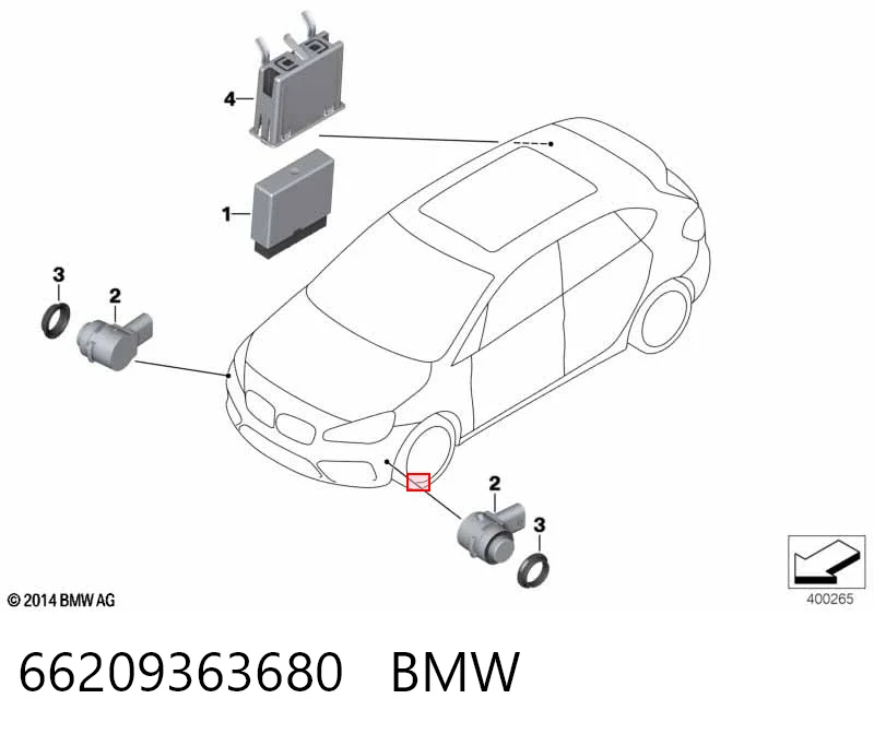 Купить 6819195 BMW Модуль управления парктроником