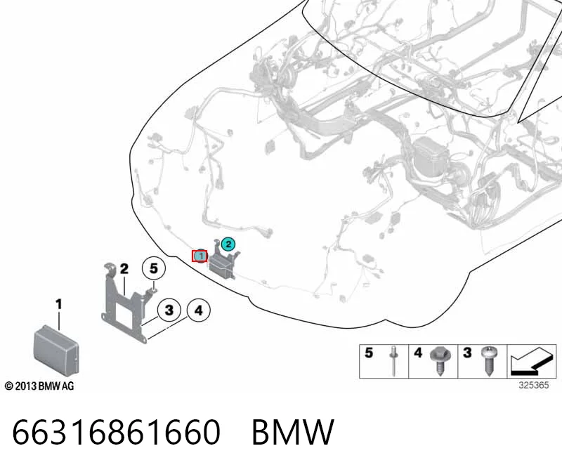 Радарный датчик дистанции BMW 6885585 цена, от 316.73 USD
