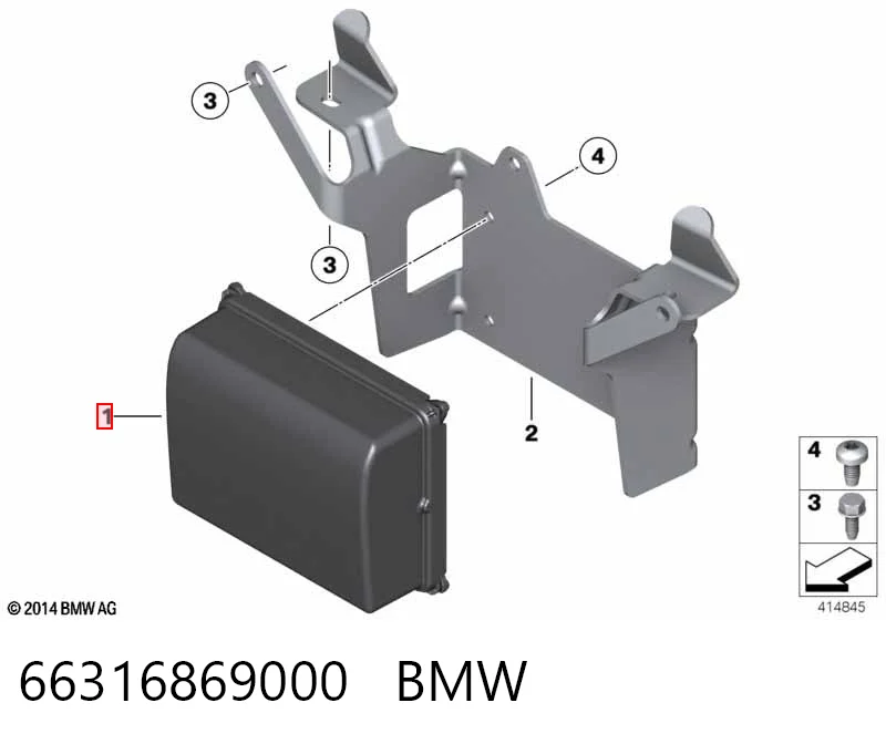Радарный датчик дистанции 6885585 BMW