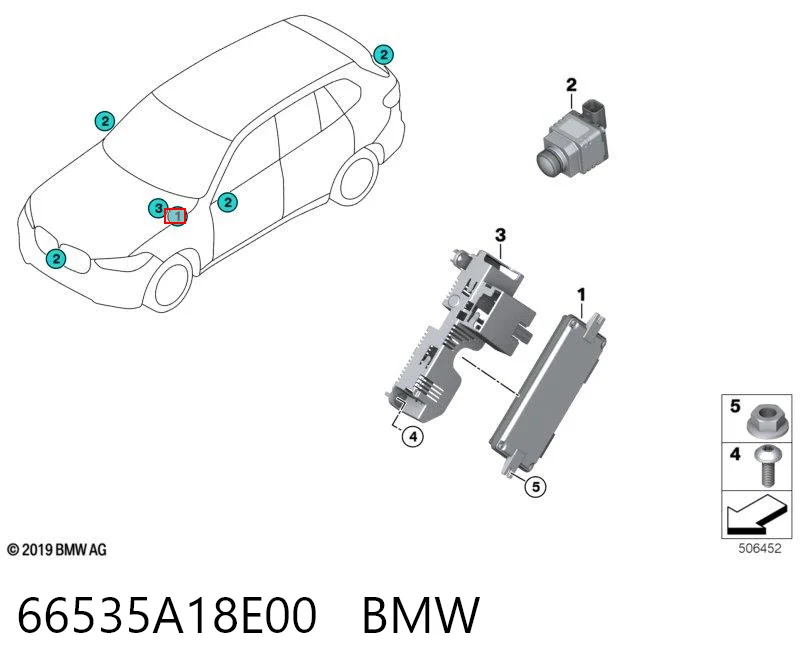  BMW 66519891455 цена, от 443.43 USD