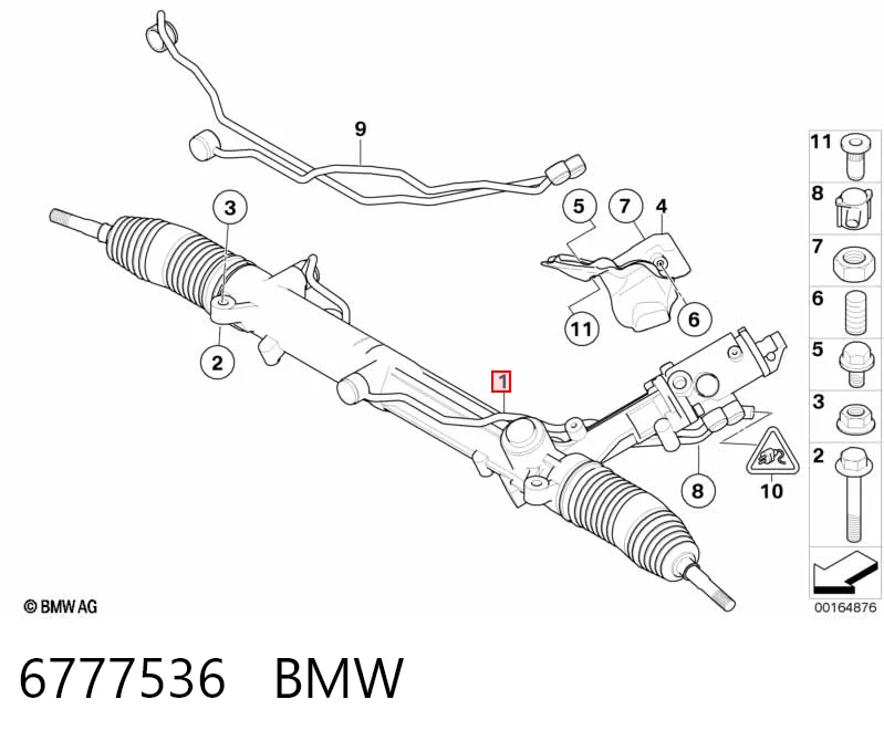 6777536 BMW Управление рулевое в сборе