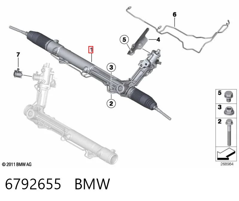 6792655 BMW Управление рулевое в сборе