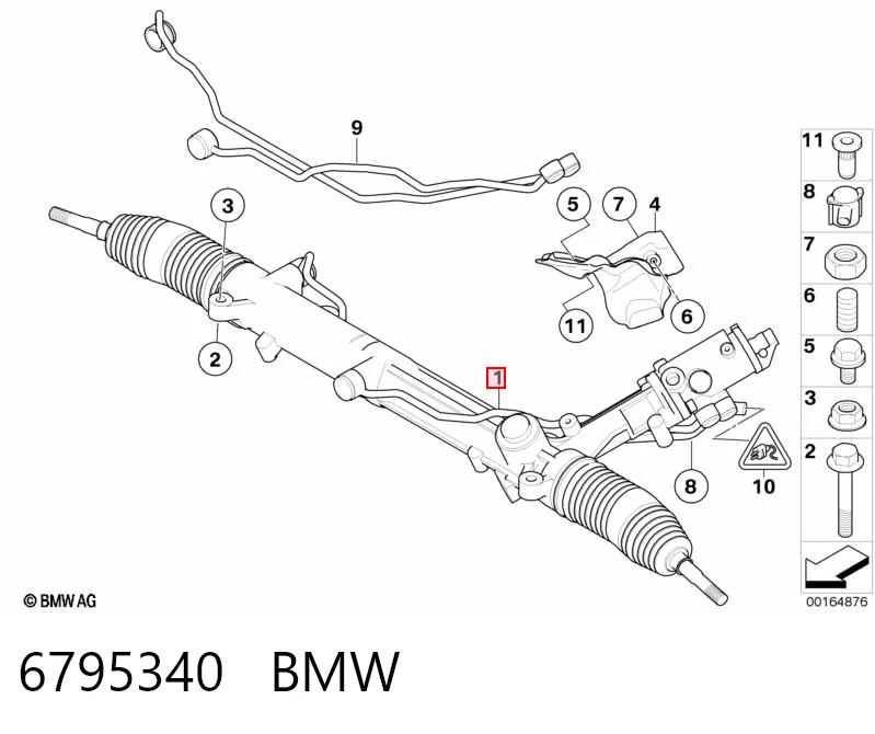 6795340 BMW Управление рулевое в сборе
