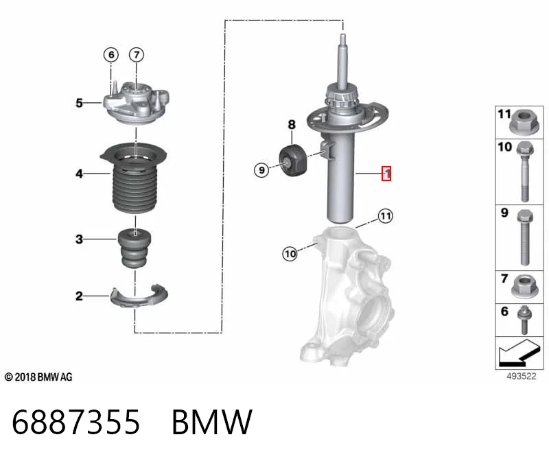 Купить 350513 Sachs Амортизатор подвески передний левый