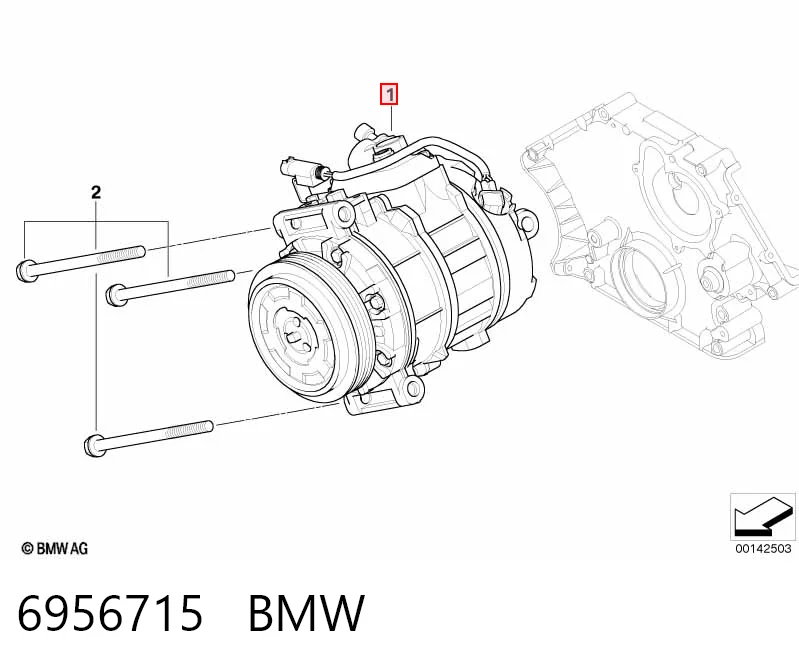 6956715 BMW Компрессор хладагента