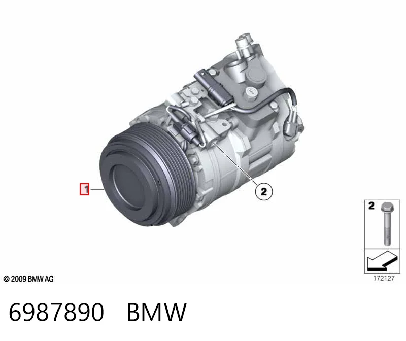 6987890 BMW Компрессор хладагента