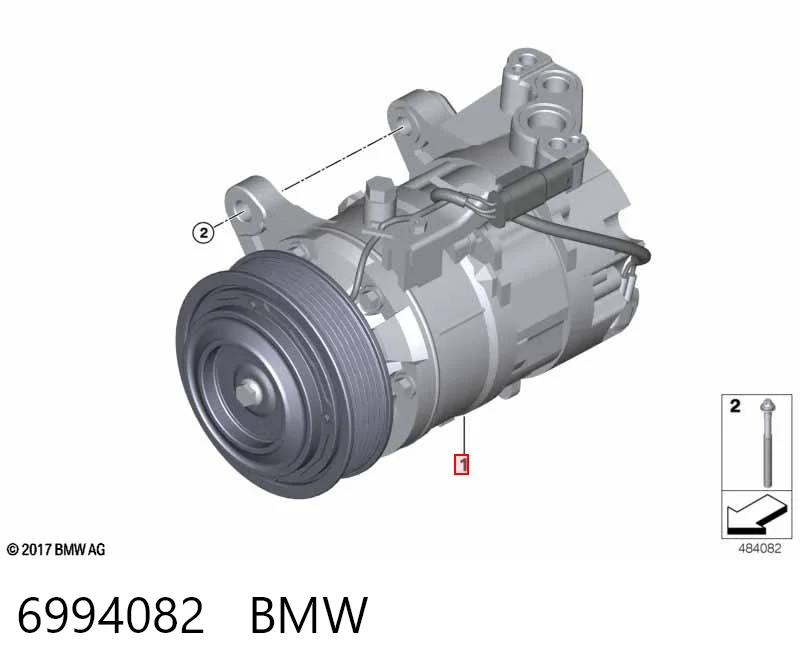 6994082 BMW Компрессор хладагента