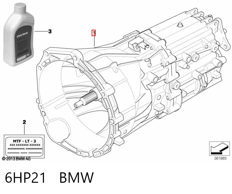6HP21 BMW КПП в сборе