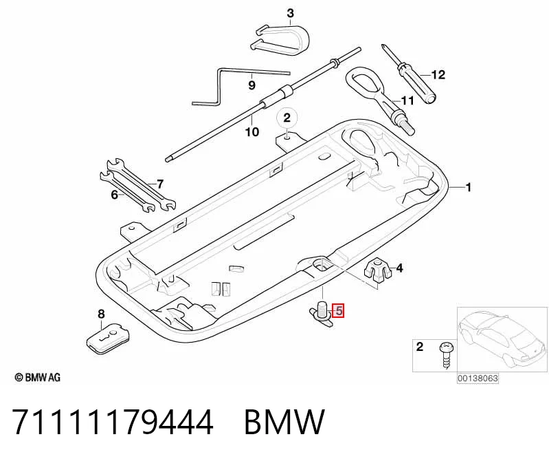 71111179444 BMW Пробка поддона двигателя
