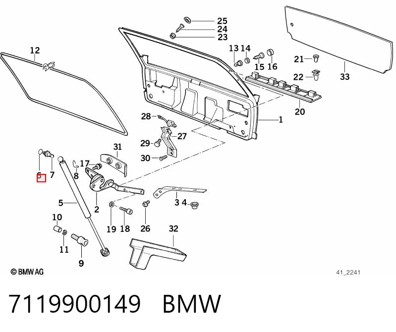 7119900149 BMW