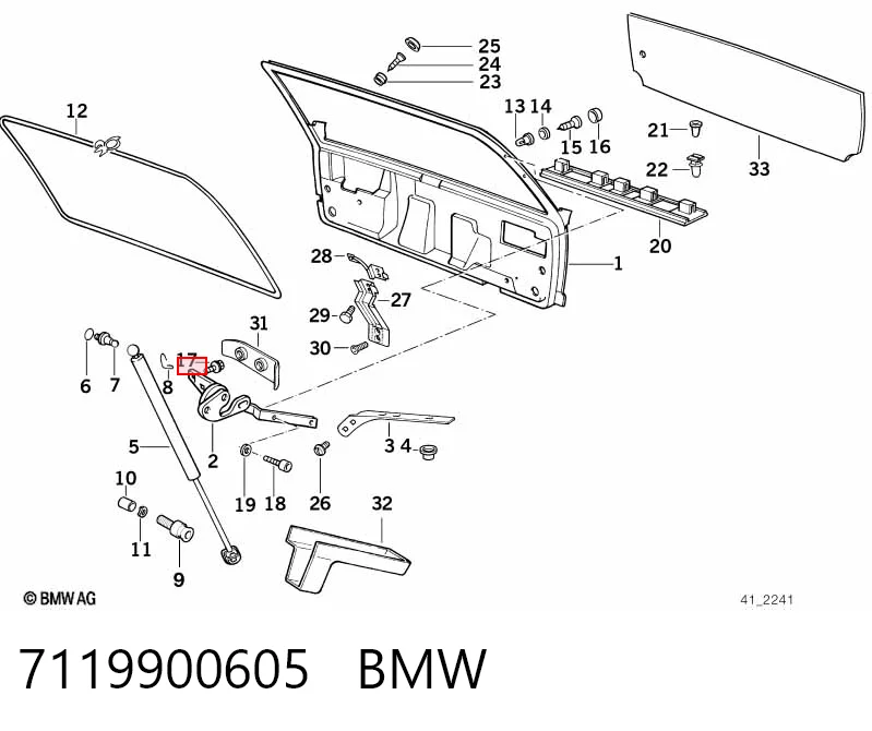 7119900605 BMW
