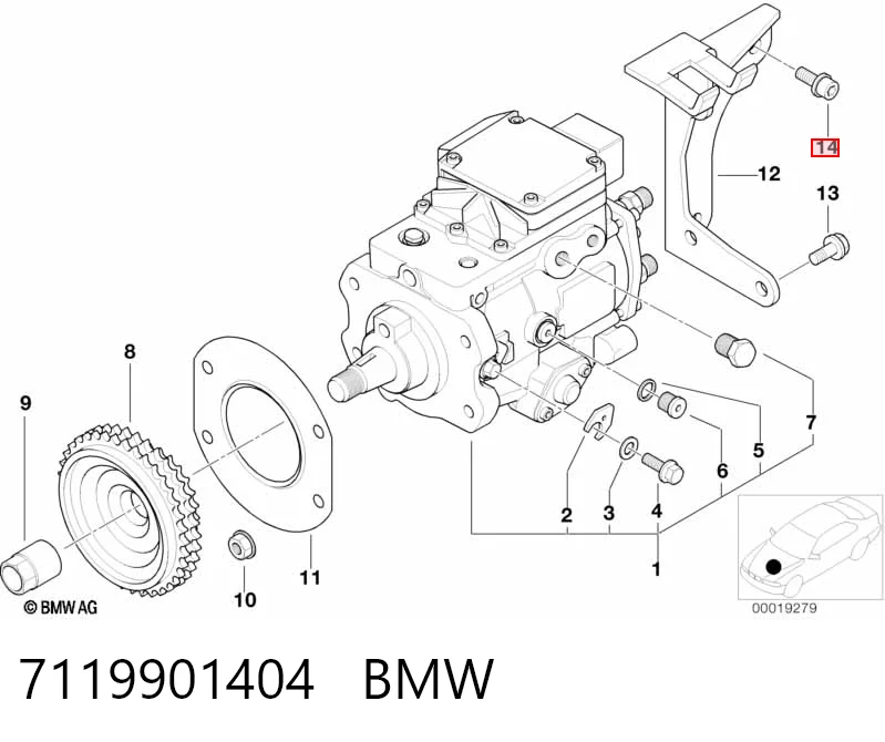 7119901404 BMW