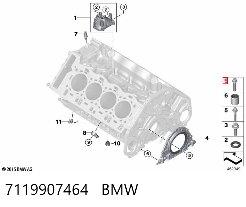 7119907464 BMW