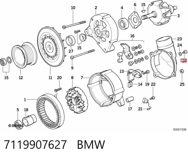 7119907627 BMW