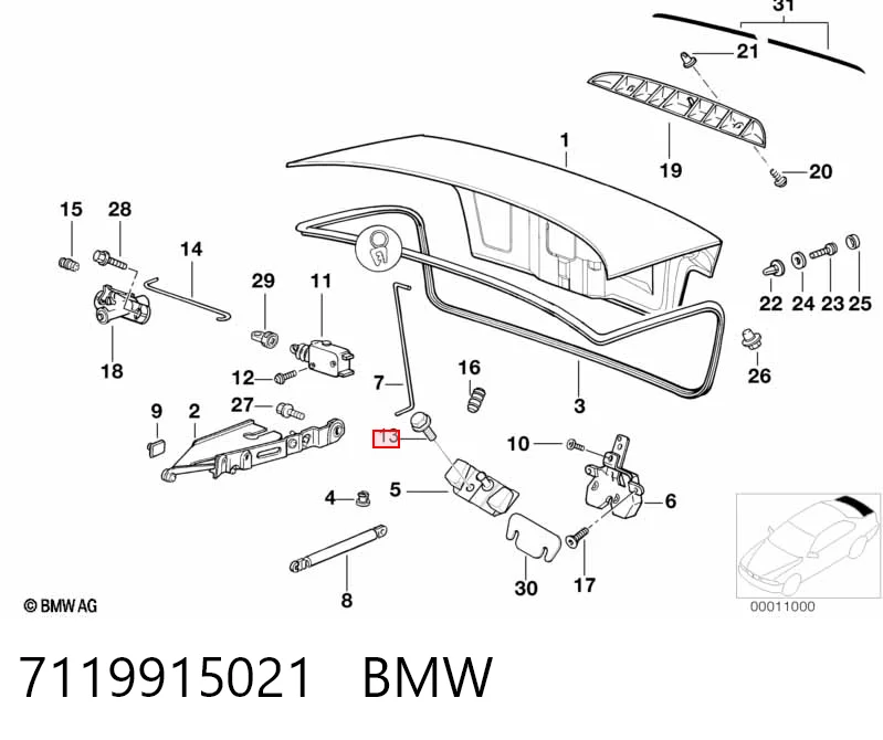 7119915021 BMW