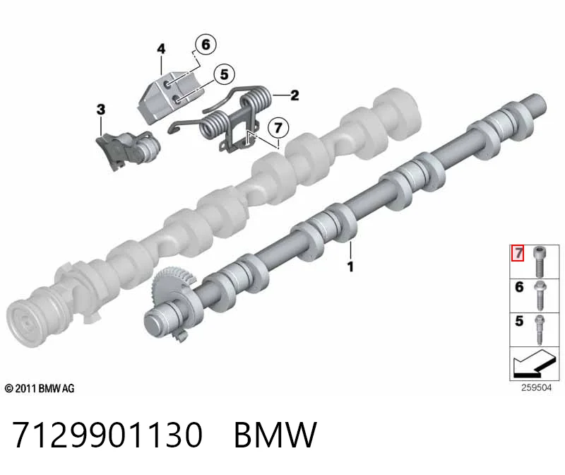 7129901130 BMW 