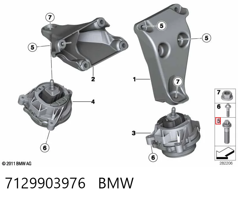 Подшипник ступицы задней на BMW X5  E70