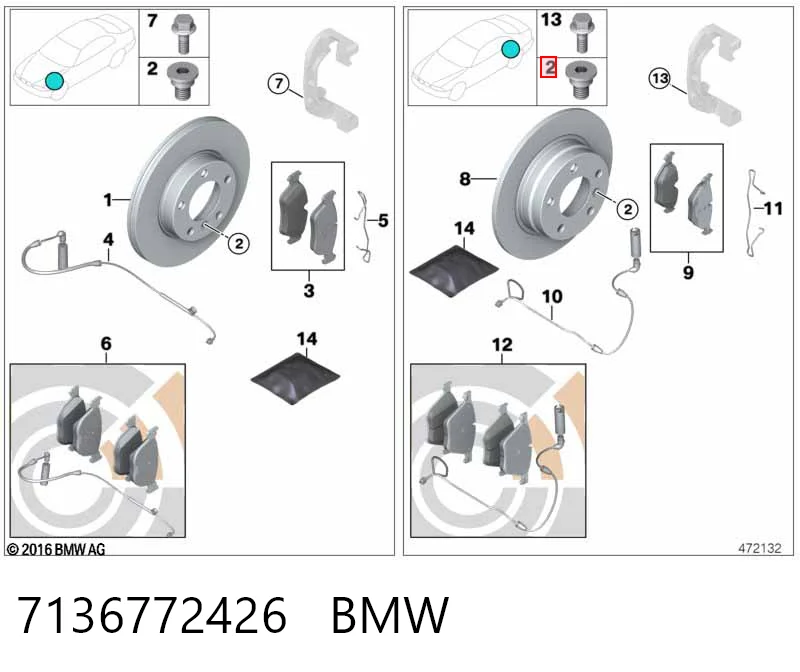 7136772426 BMW 
