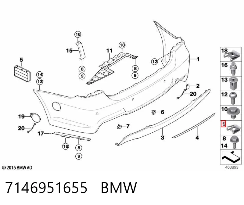 7146951655 BMW Шайба пружинная