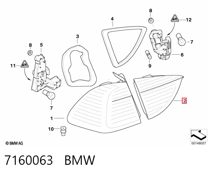 Фонарь задний левый, внутренний Polcar 2040873S цена, от 63.44 USD