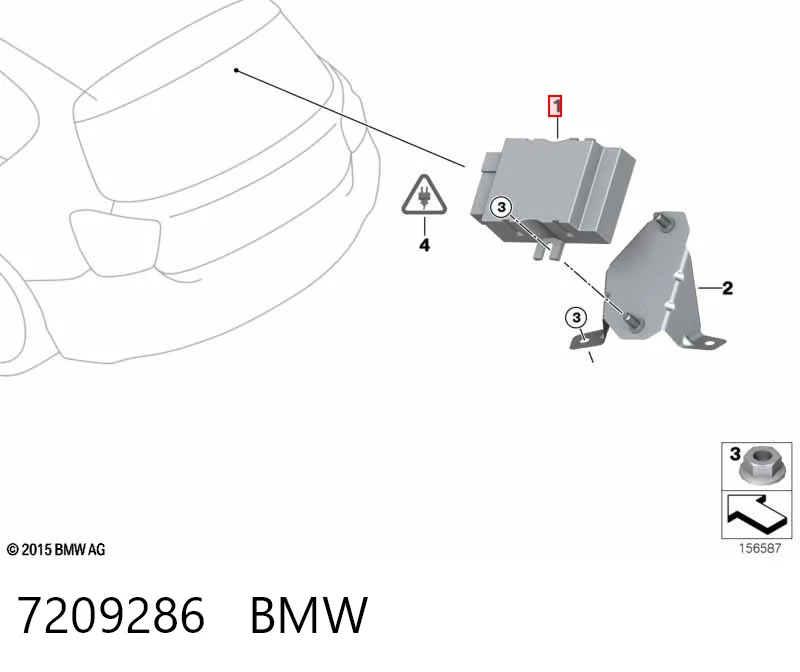 7209286 BMW ЭБУ топливного насоса
