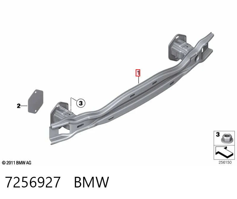 Балка бампера заднего Polcar 20D1963 цена, от 66.76 USD