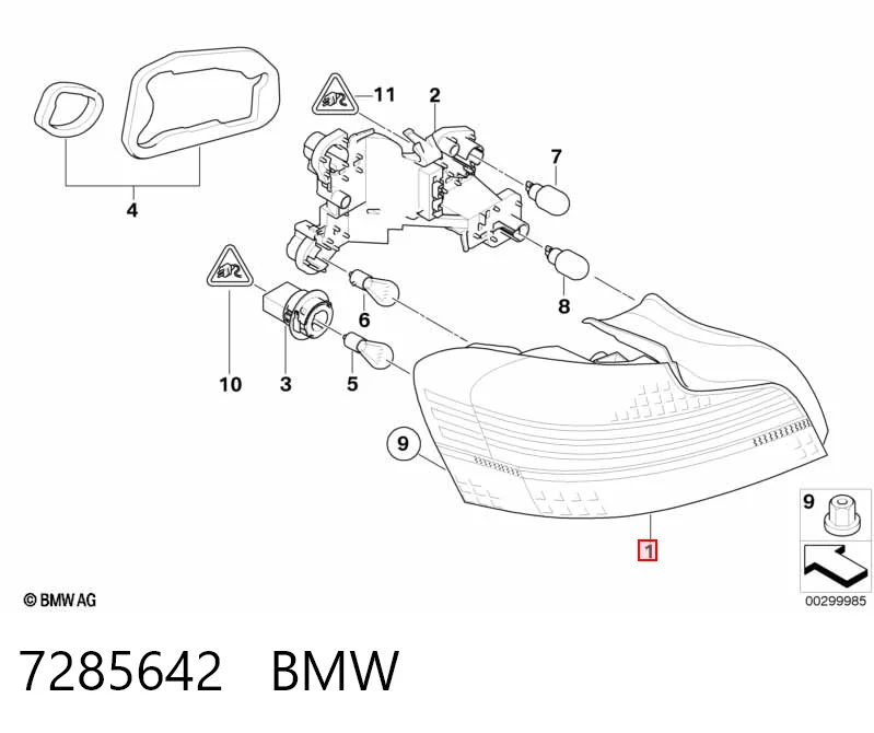 Фонари задние на BMW X5  E70