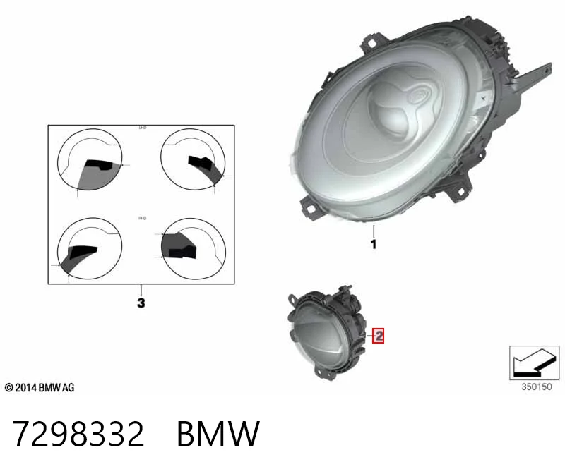51B130E Polcar Противотуманка правая