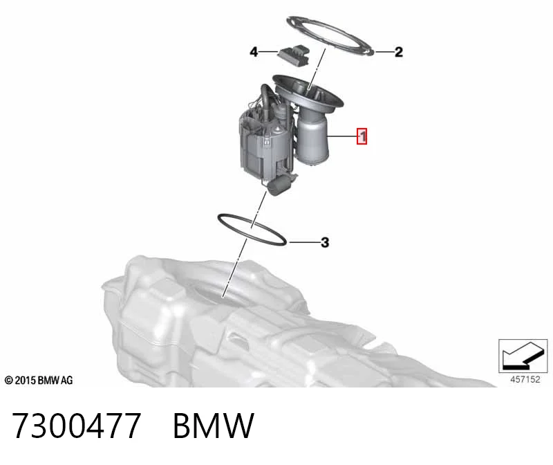 7300477 BMW Электробензонасос