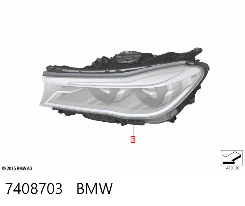 7408703 BMW Фара