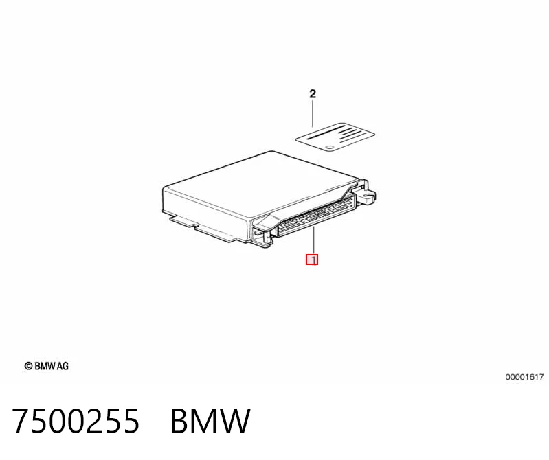 7500255 BMW Мозги двигателя