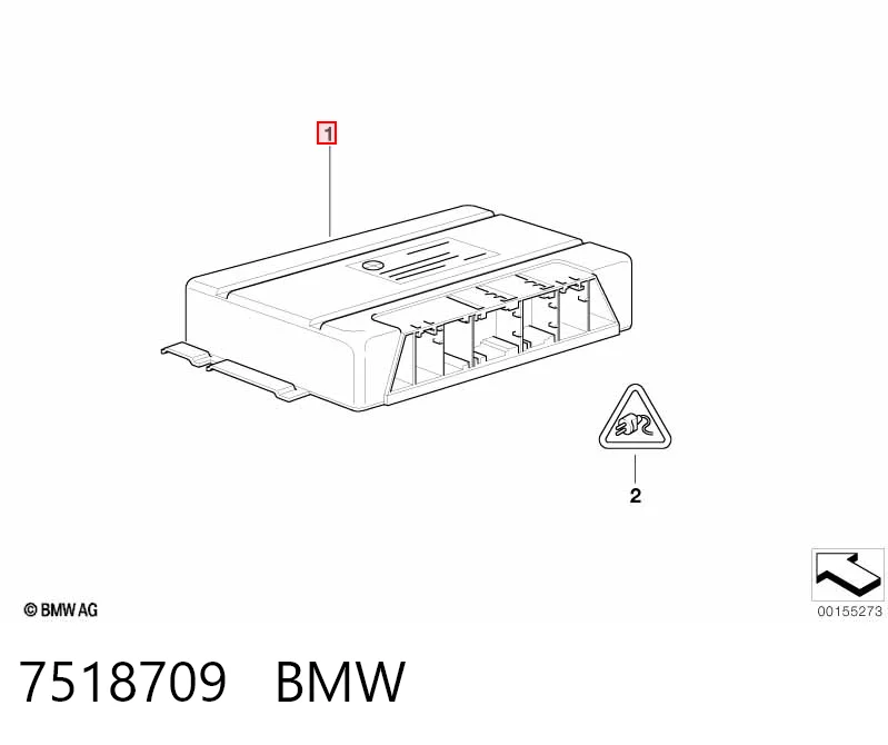 7518709 BMW Модуль АКПП электронный