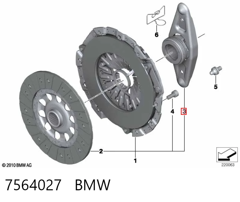  Выжимной подшипник BMW 1 