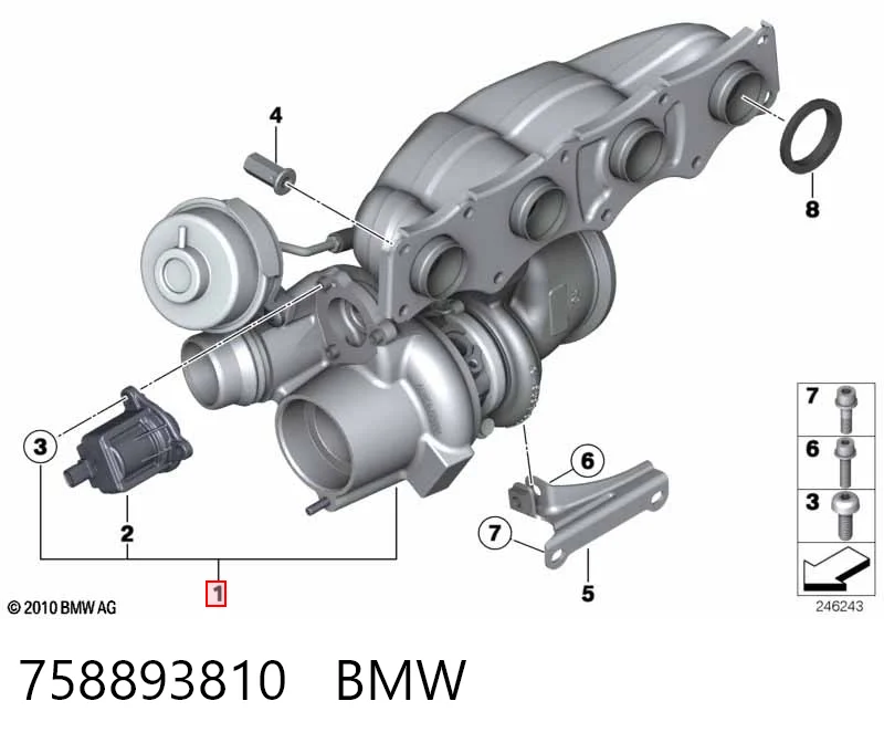 Турбонагнетатель MHI 49U7702016 цена, от 421.25 USD